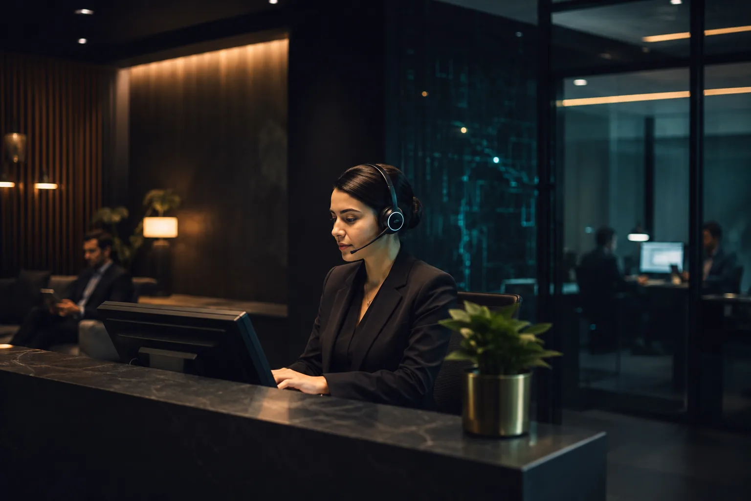 Dental reception environment
